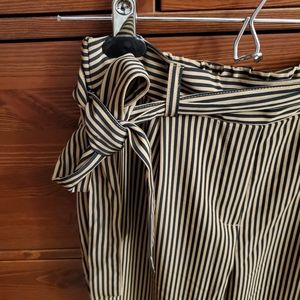 Dex Side Tie Striped Pants New with Tags